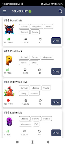 Screenshot 3 Servers For Minecraft Pe Mcpe